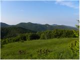 Col - Javornik above Črni vrh